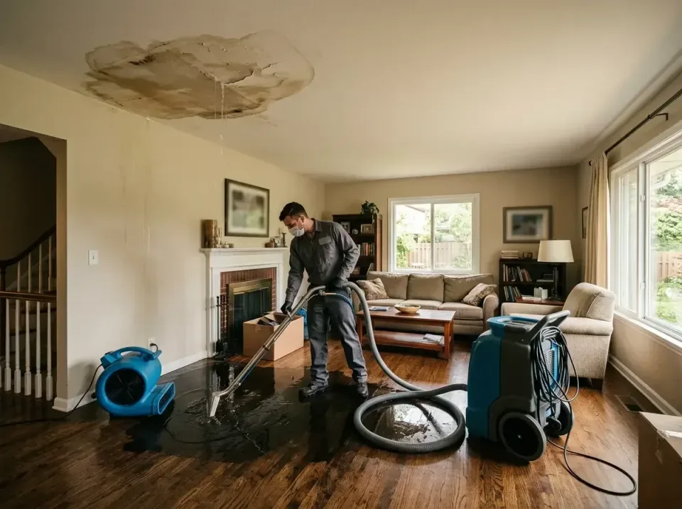 attic-pipe-burst-ceiling-drip-008 — frequently asked questions, Water Damage Restoration & Carpet Care in Burns, OR